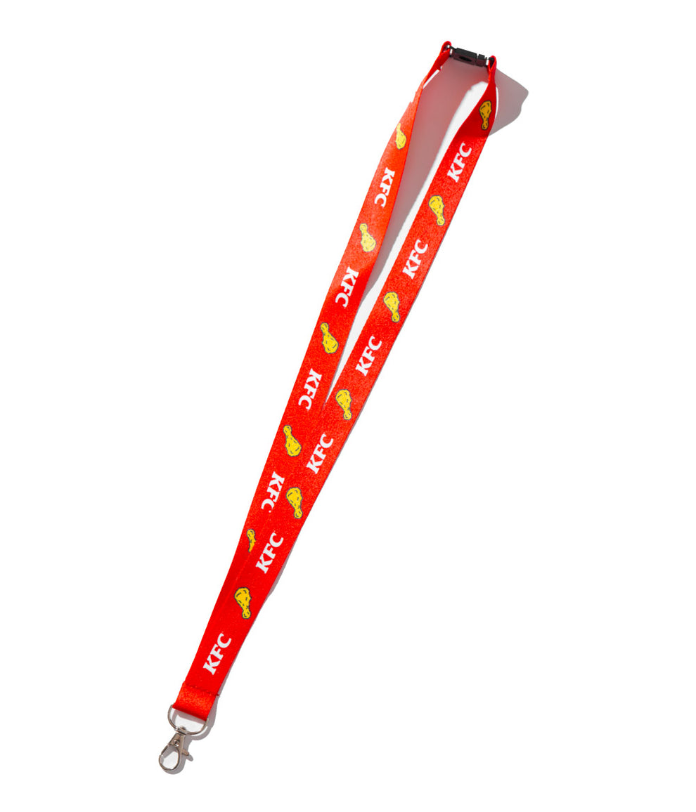 KFC Drumstick Lanyard KFC Merch UK&I KFC UK&I Shop