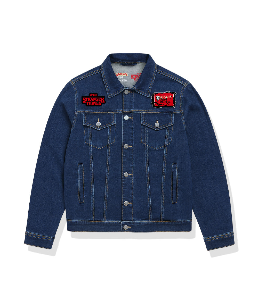 HAWKINS FRIED CHICKEN DENIM JACKET