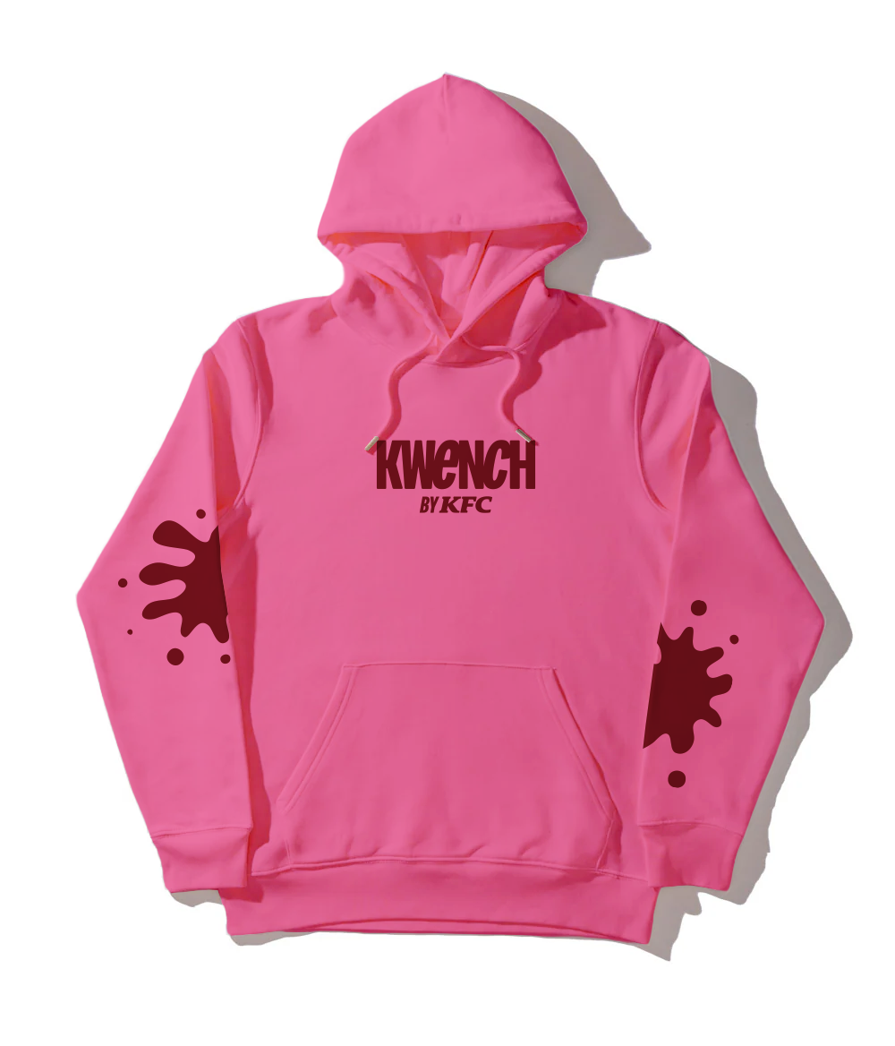 Kwench Drip Pink Hoodie